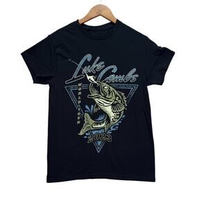 Luke Combs 2023 World Tour 2 Sided Tee Country Music Black Men's T Shirt S